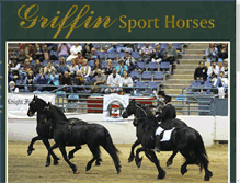 Tablet Screenshot of griffinsporthorses.com
